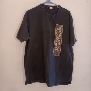 Harley-davidson Mens Playa Del Carmen Graphic T Shirt Size Lrg